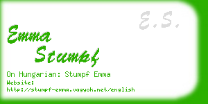 emma stumpf business card